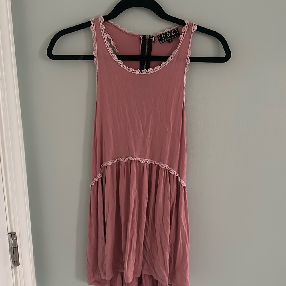 Pol pink tank top!